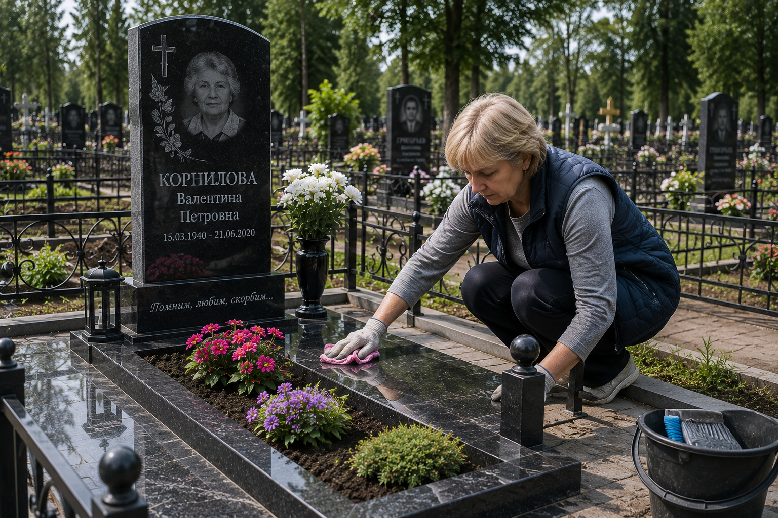 Уборка могил